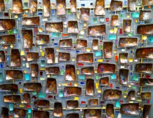 Copper sculpture by Tenn Craft artists Robert and Delores Well