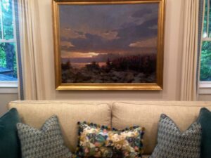 blues blues blues family room JoAnne Haynes