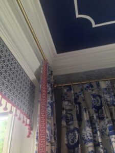 chinoiserie jar curtains